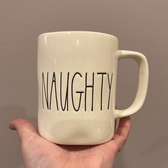 Rae Dunn Other - Rae Dunn Naughty Mug in Cream